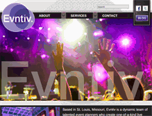 Tablet Screenshot of evntiv.net